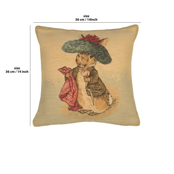 Bunny Beatrix Potter Belgian Cushion Cover Charlotte Home Furnishings Inc