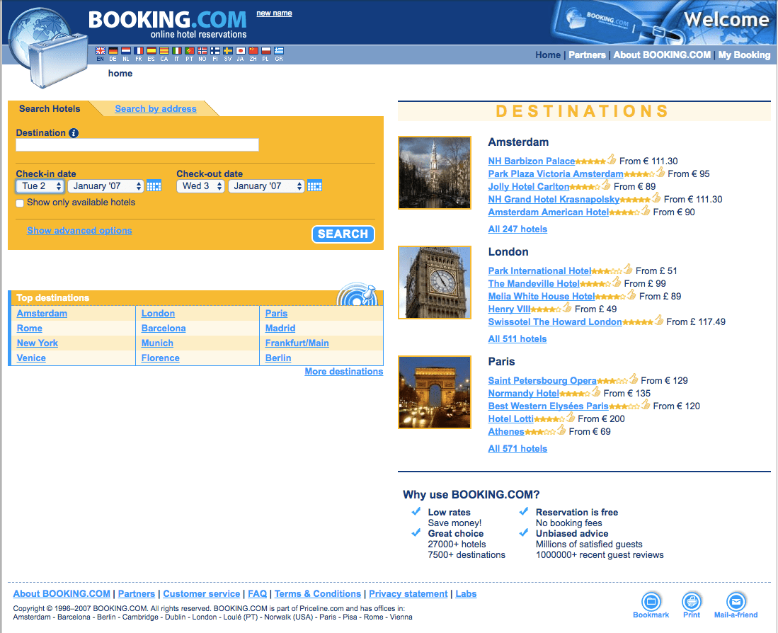 The last 10 years of Booking Pal