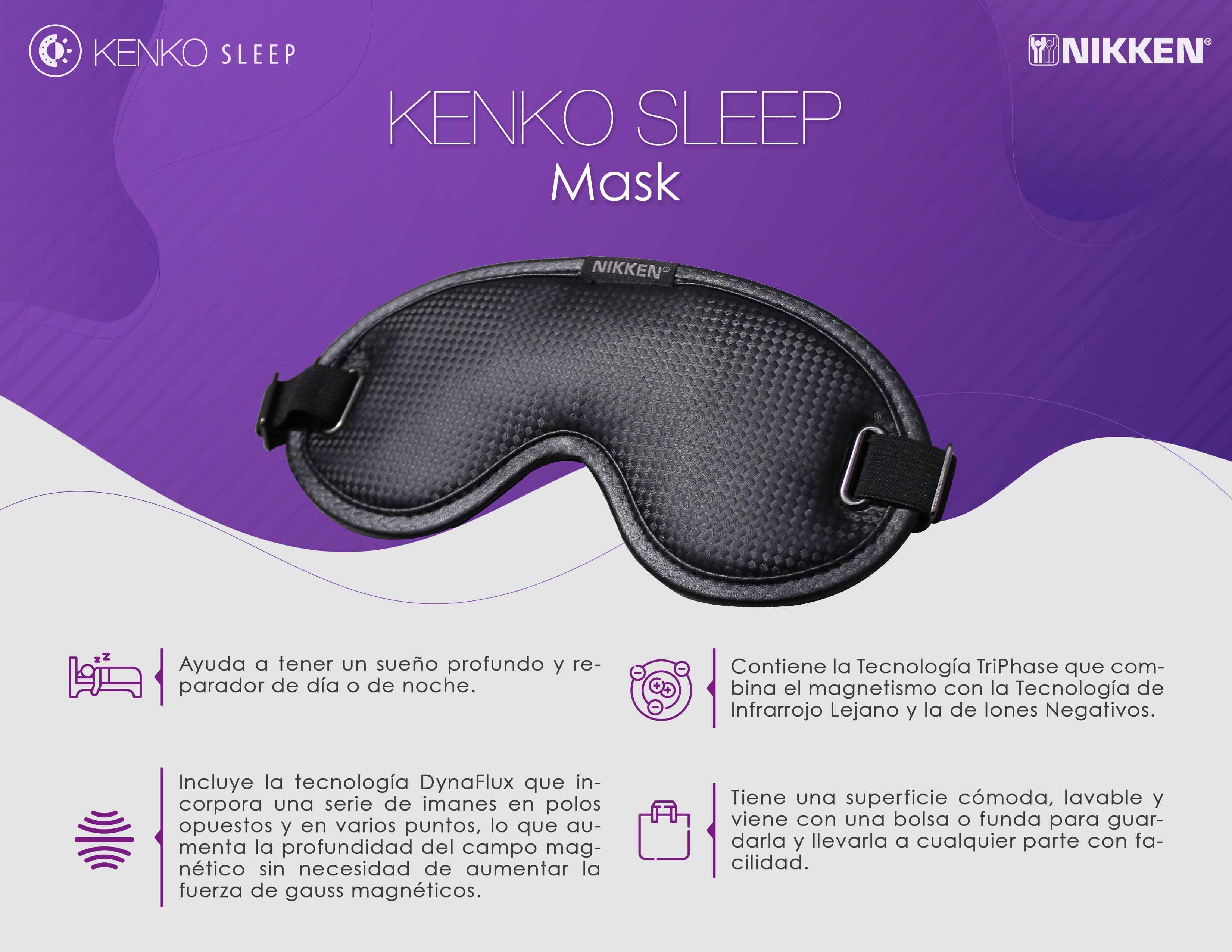 Kenko Sleep Powersleep Mask Nikken Kenko Sleep Nikken