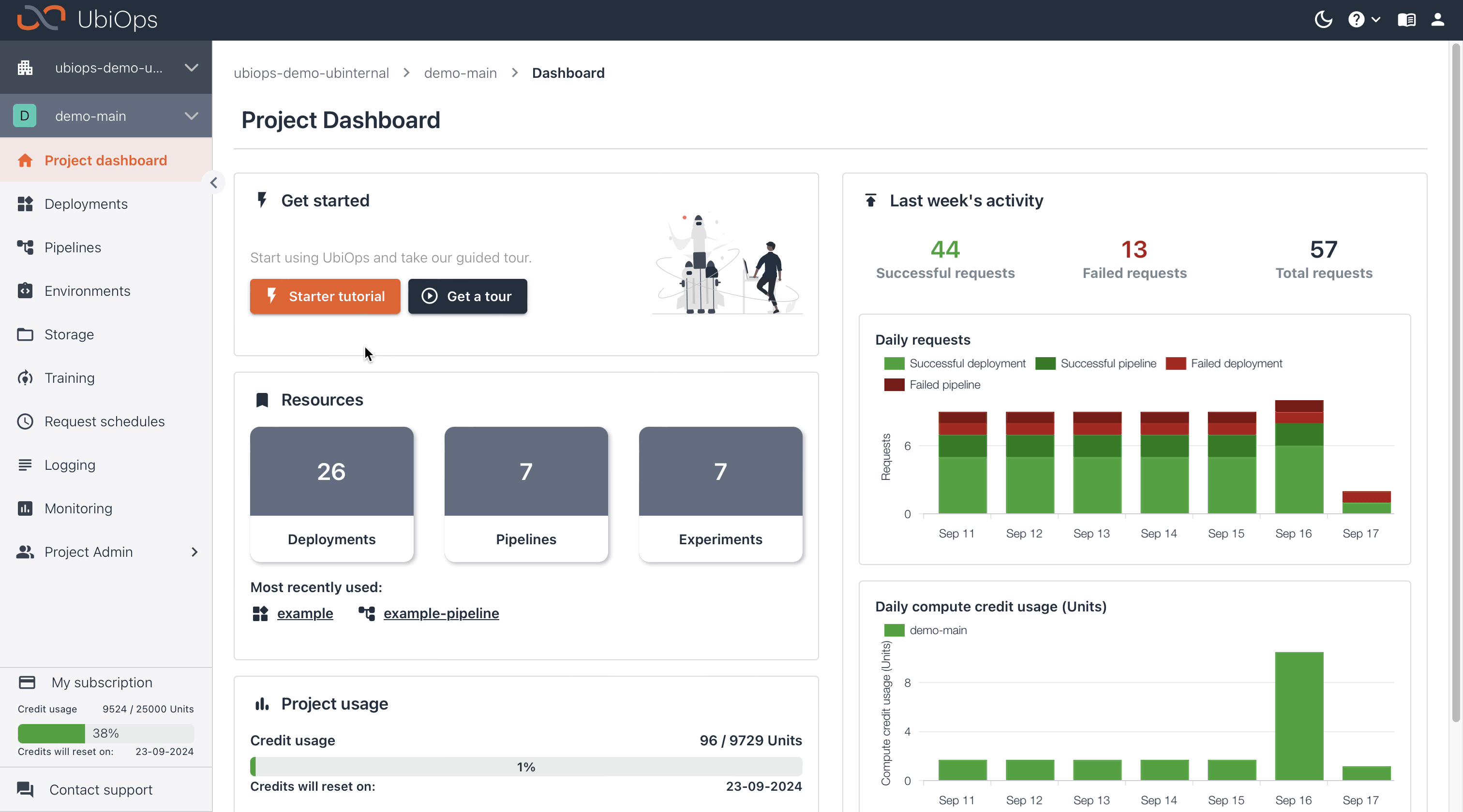 Working with buckets UbiOps Technical Documentation