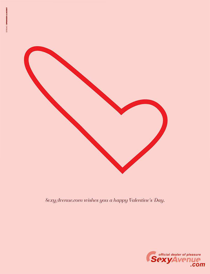 The 25 Most Creative Valentine’s Day Ads Design  Design Ledger