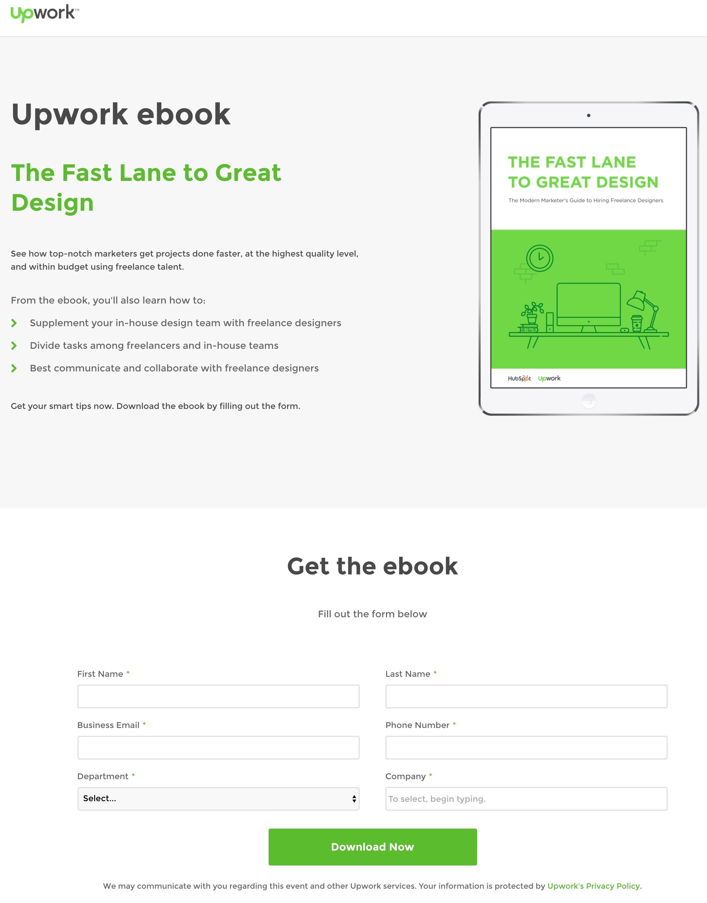 Ebook Landing Page Examples Used by Today’s Best Brands