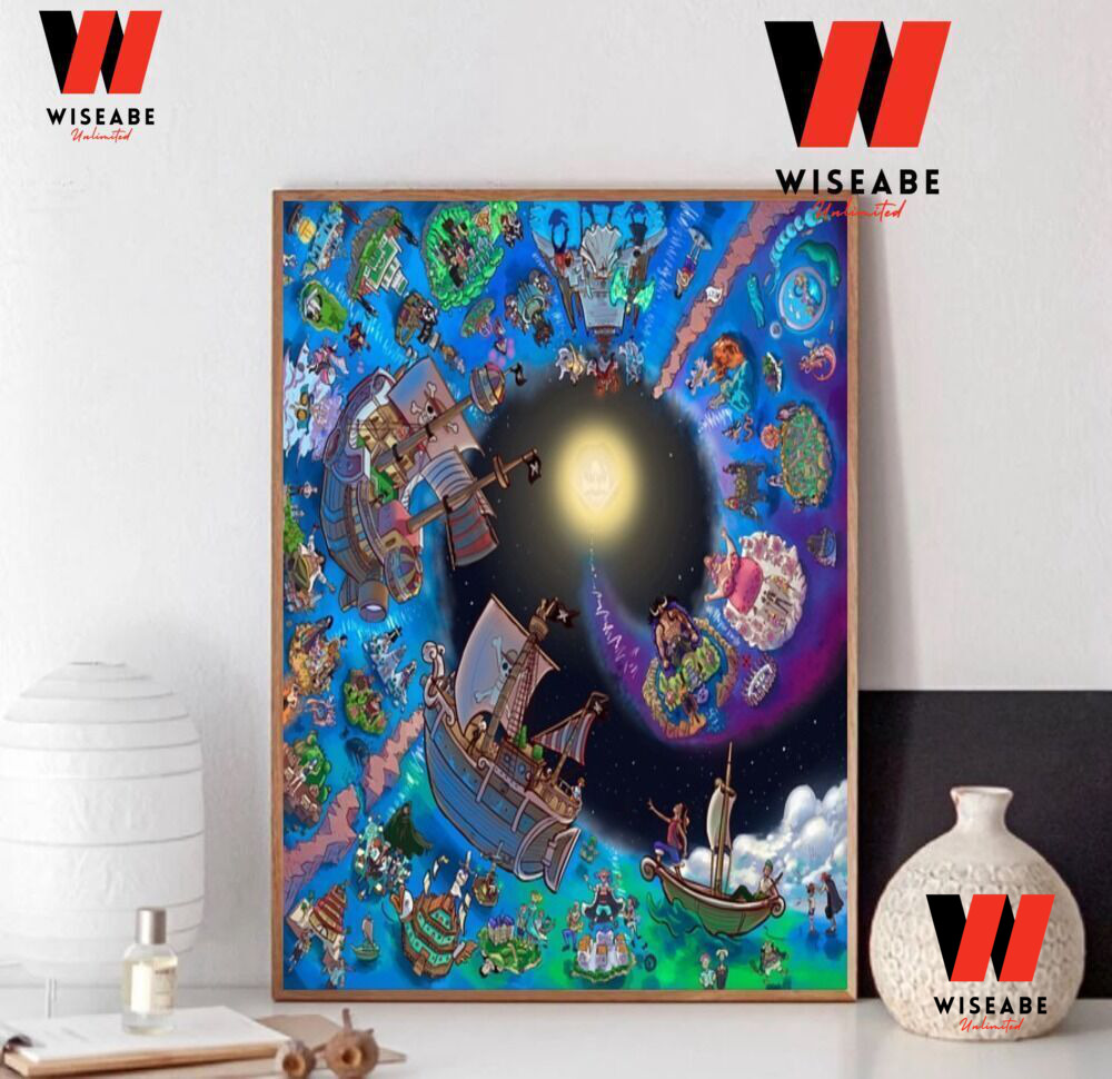 Cheap One Piece World Poster Wiseabe Apparels