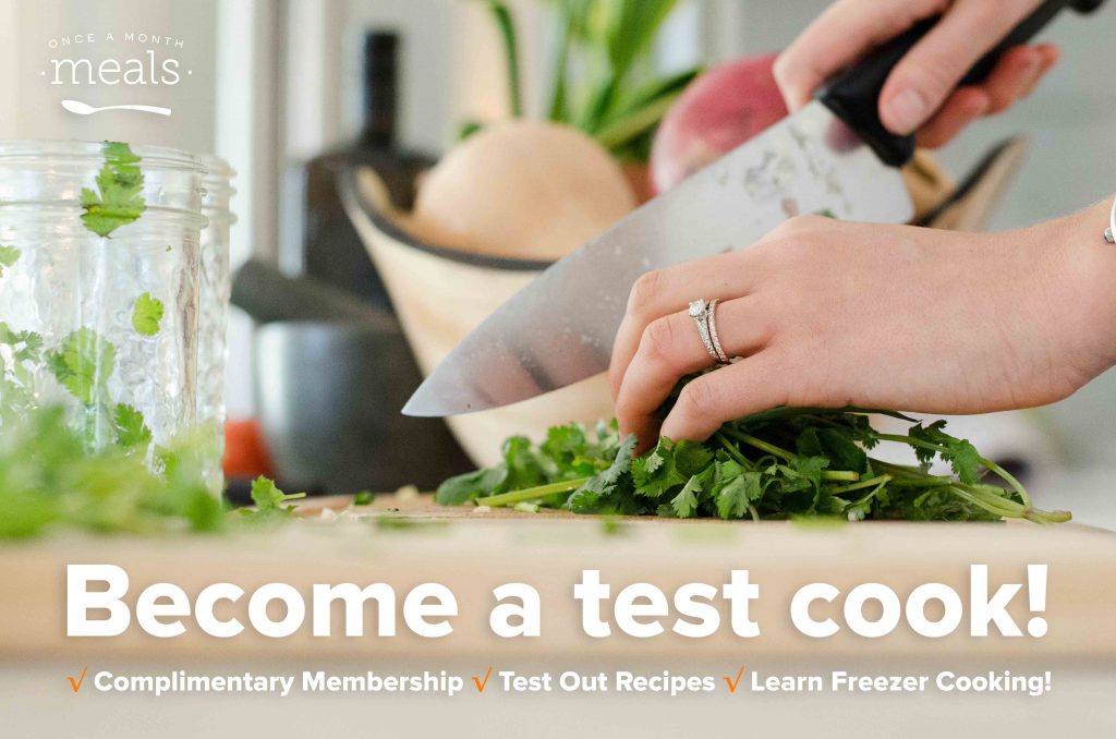 How Do I Sign Up To Be A Test Cook? | Once A Month Meals