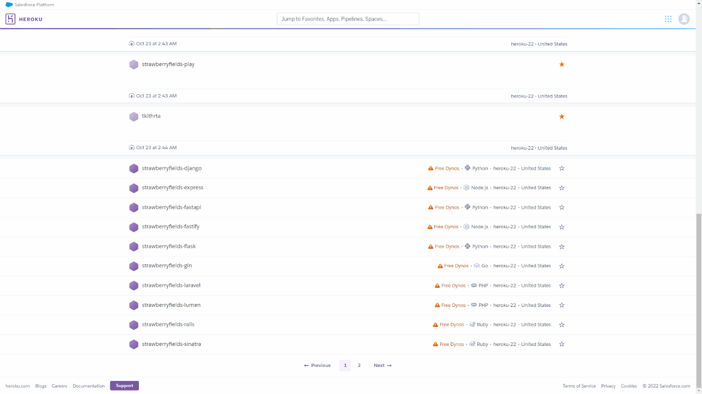 [Heroku]10種類のフレームワークでCloud Native Buildpacks(ActivityPub)