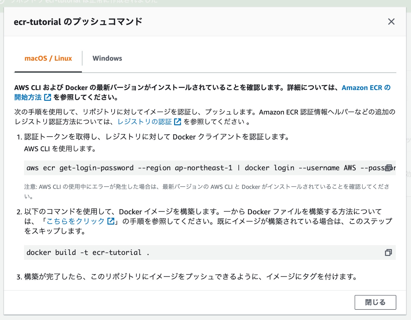AWS ECR + Lambdaを使ってみる