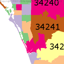 Zip Codes In Florida Map