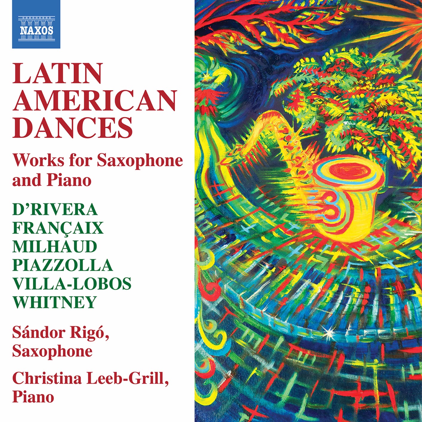 "Latin American Dances Works for Saxophone & Piano". Album of Sándor