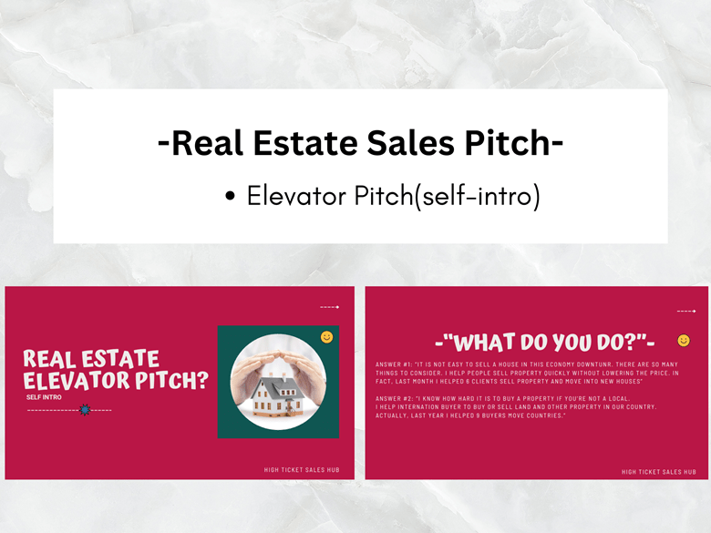 POWERFUL 38 Real Estate Sales Pitch Sample Templates PDF Download 99StartupMadness's Kofi