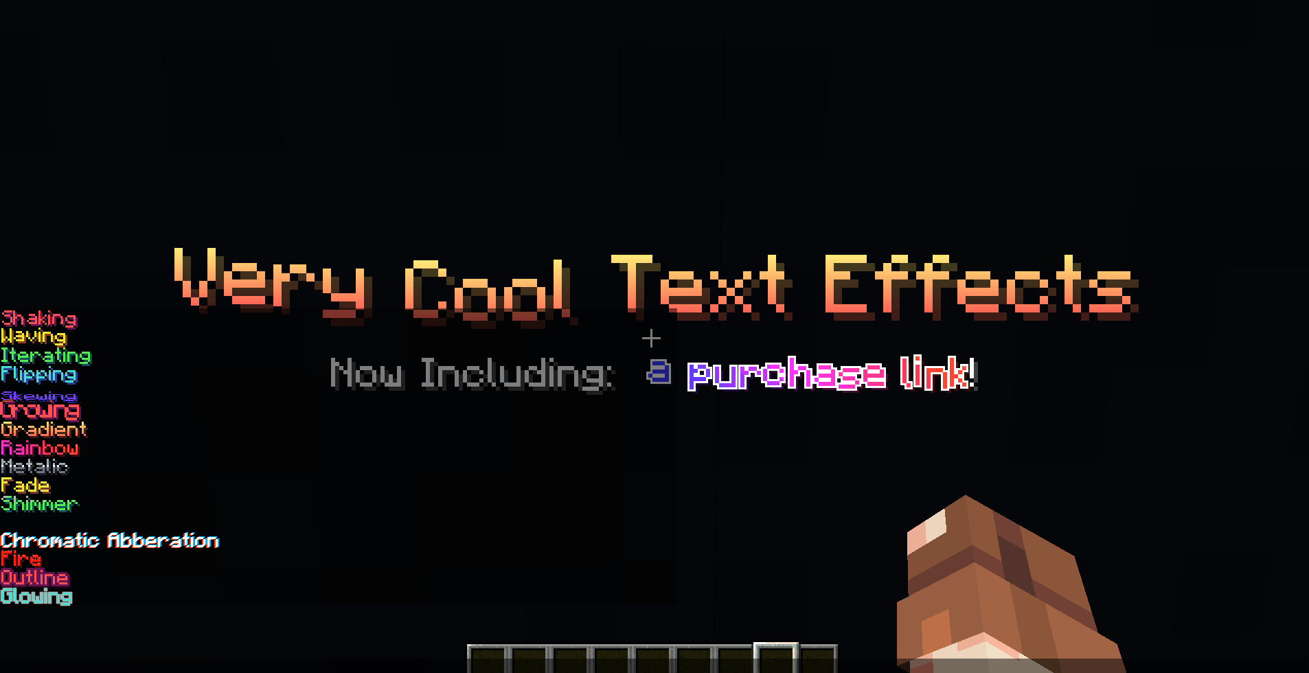 Minecraft Text Effect Shaders Spheya's Kofi Shop Kofi ️ Where
