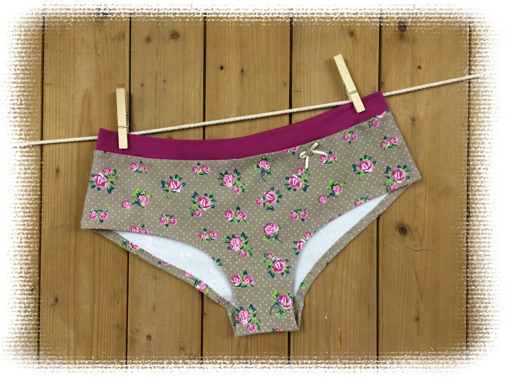 Nähanleitung und Schnittmuster Panty für Damen