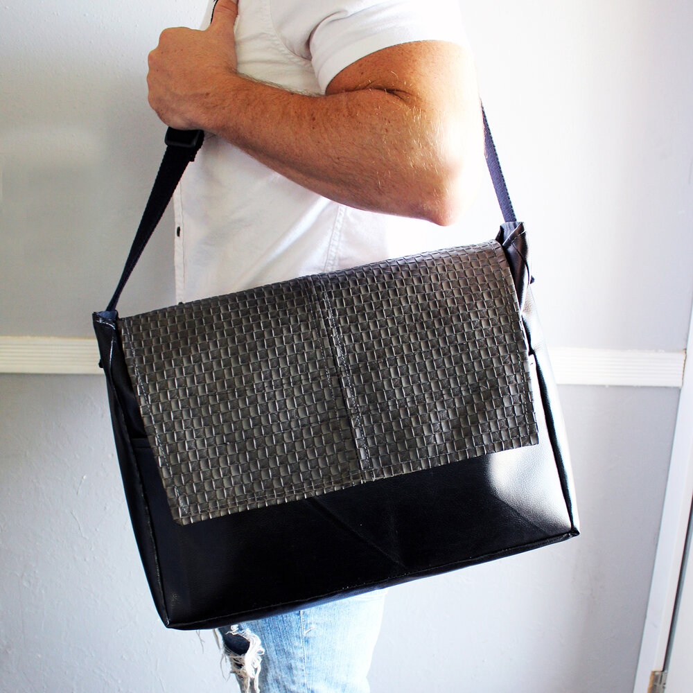 Adult Messenger Bag w/ Velcro Pockets