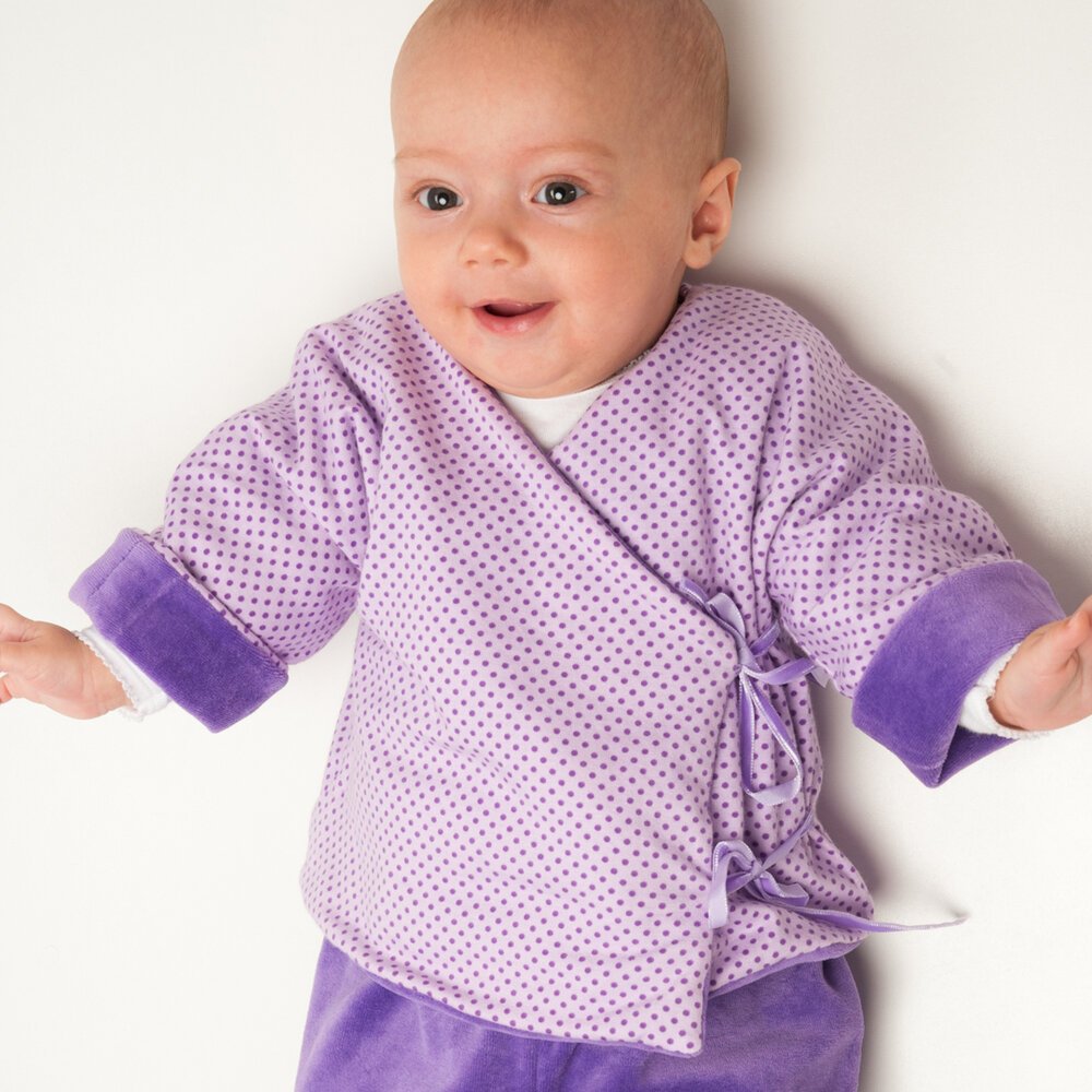 FIORINO lined baby wrap jacket pattern