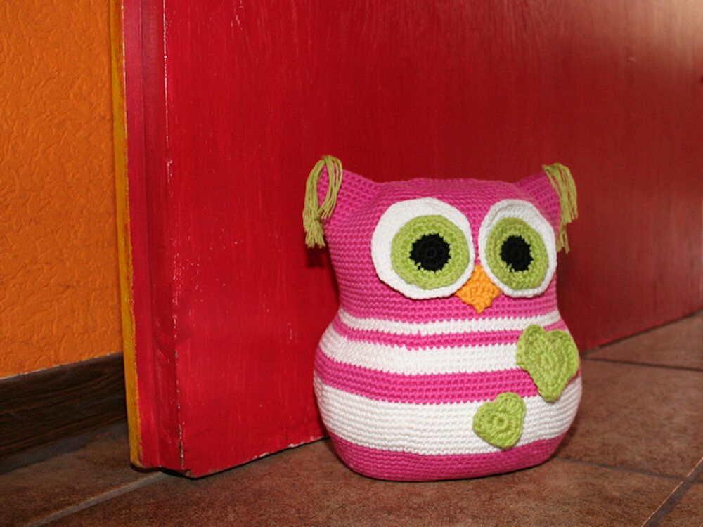 Owl Doorstop Crochet Pattern