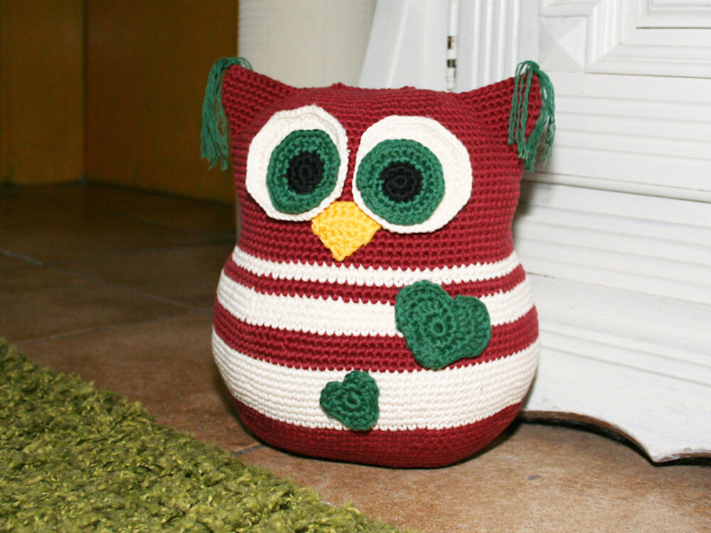 Owl Doorstop Crochet Pattern