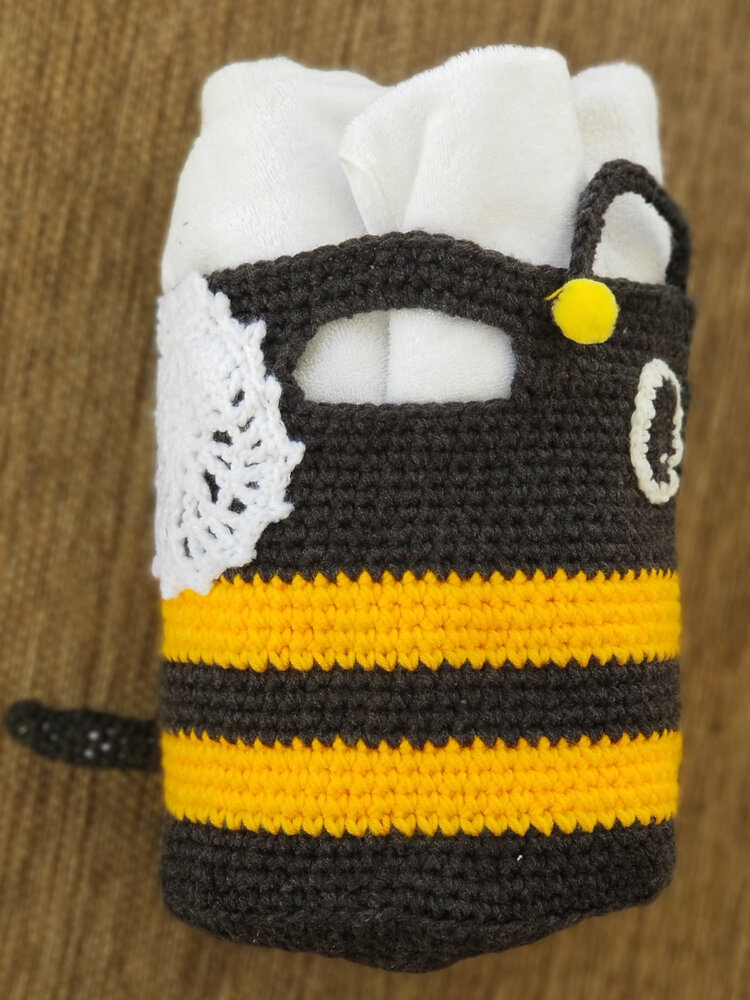 Bumble Bee Storage Basket 10" x 11"