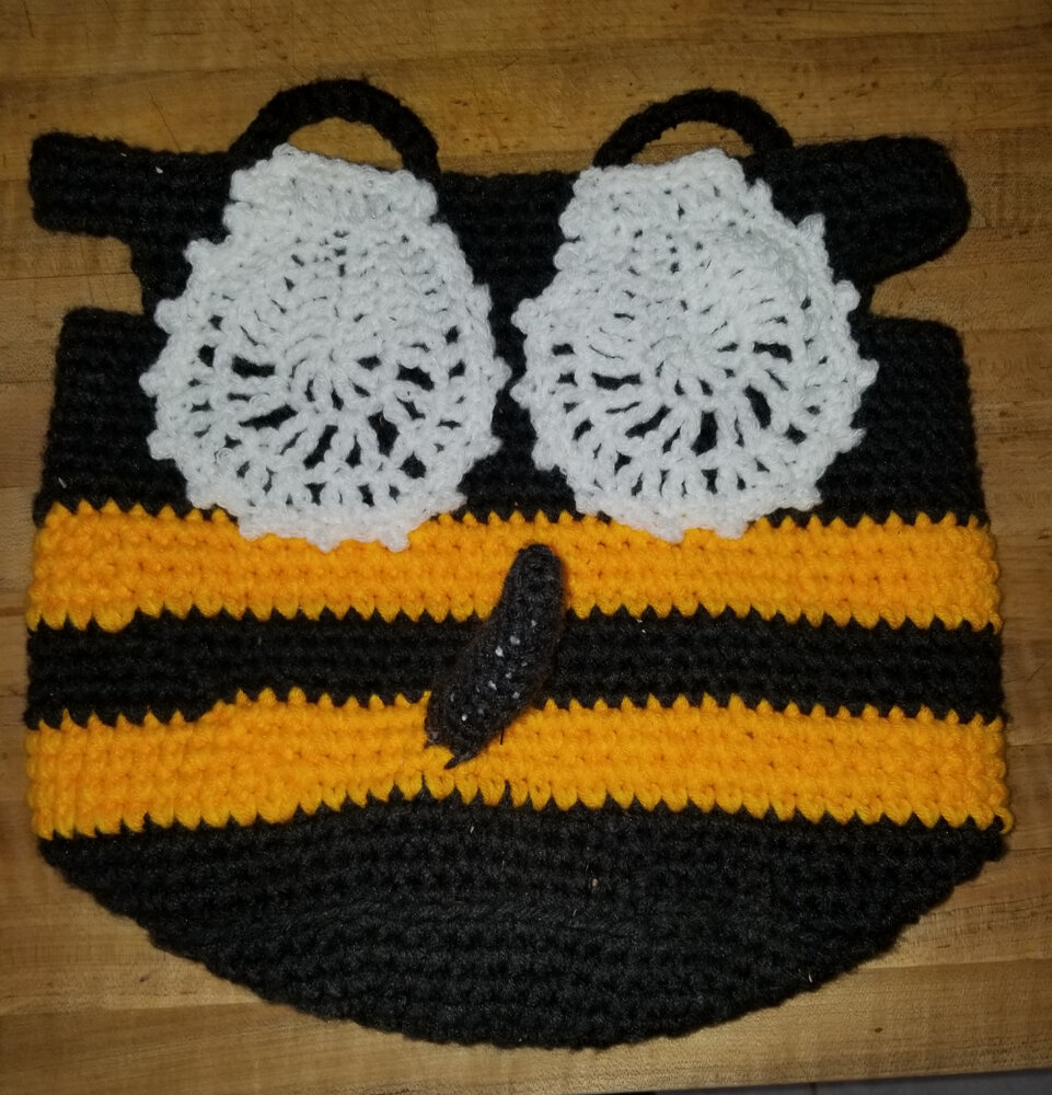 Bumble Bee Storage Basket 10" x 11"