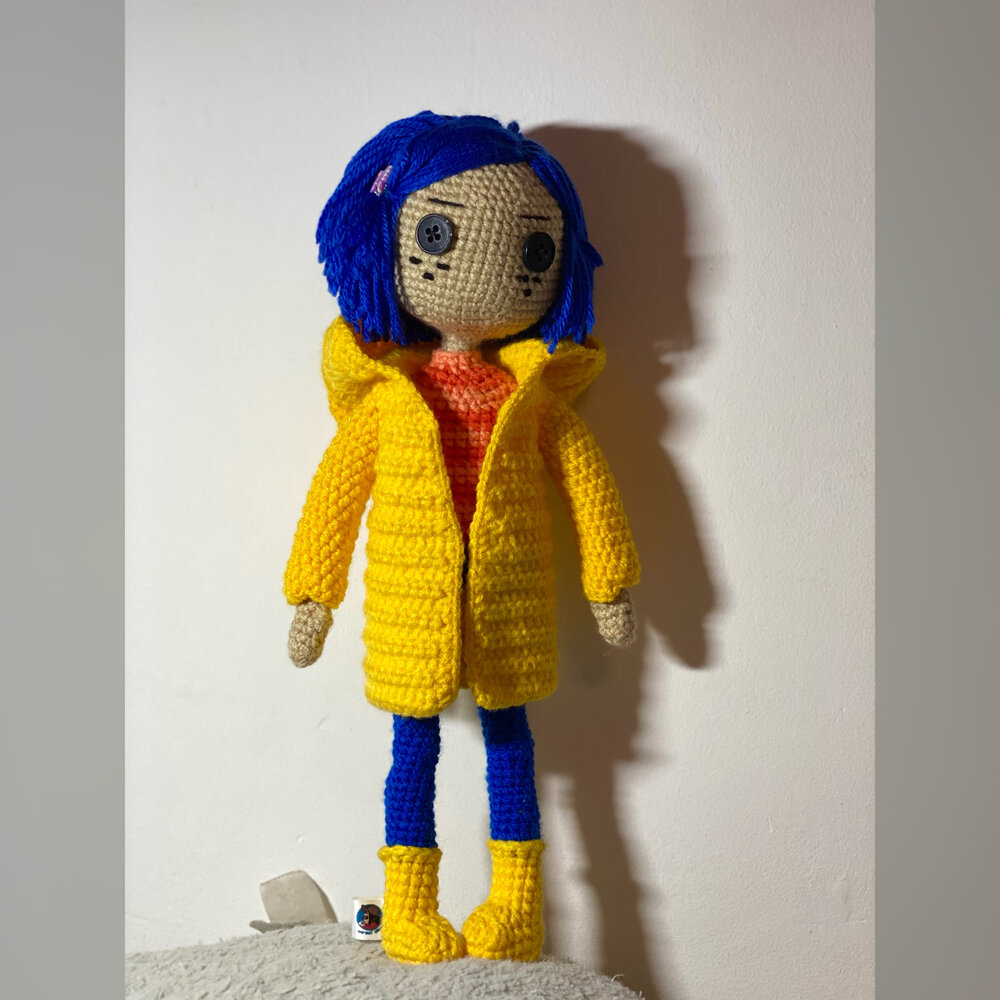 Patron Crochet Amigurumi Poupée Coraline Tim Burton