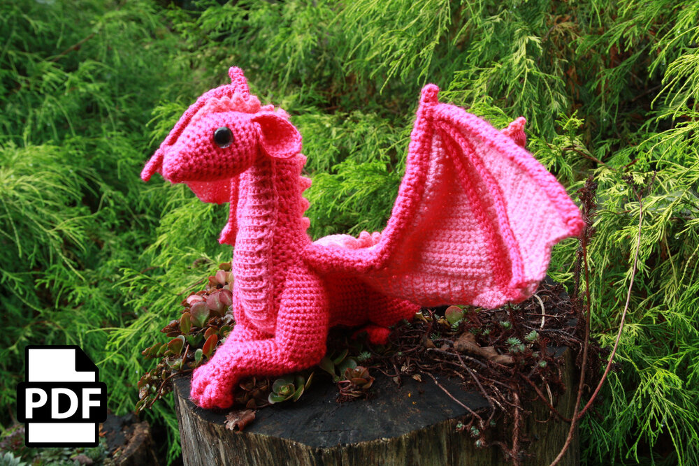 Adult Dragon Front Legs Crochet Pattern (ADDON)