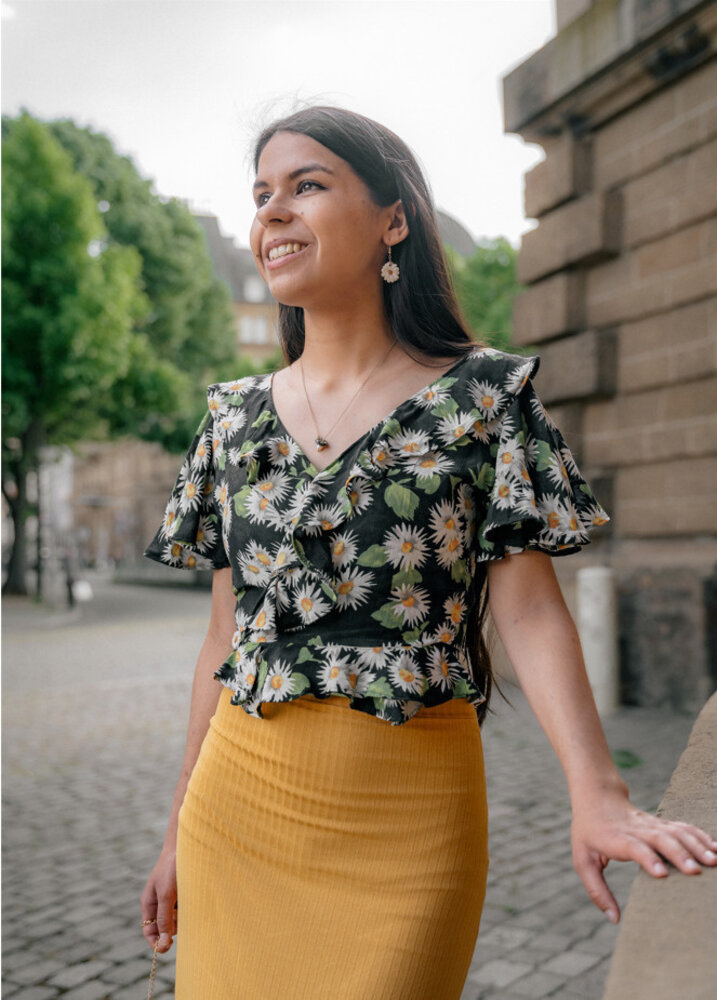 Xipe Totec PDF Pattern Wrap Dress Top and Skirt w. Ruffles