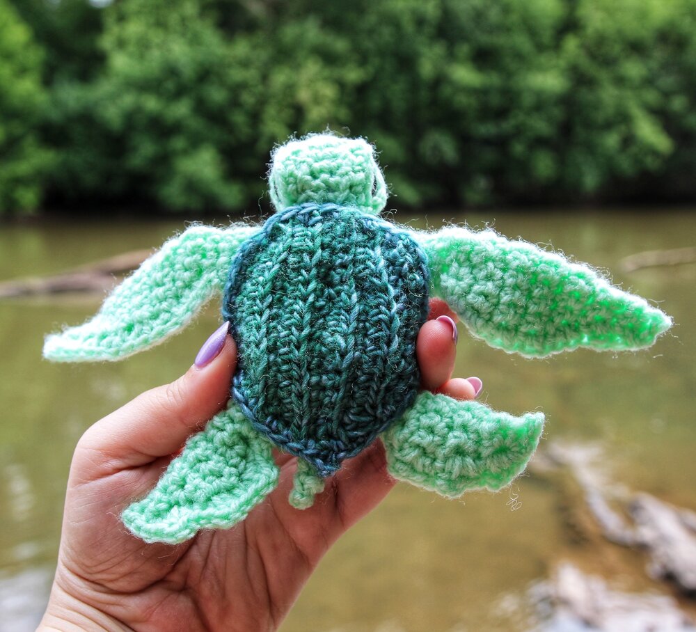 Baby Sea Turtle Crochet Pattern