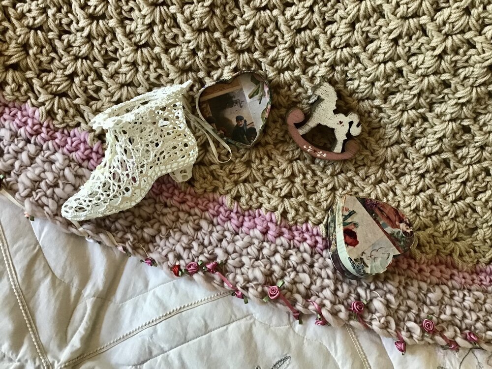 Abbey Victorian Baby Blanket