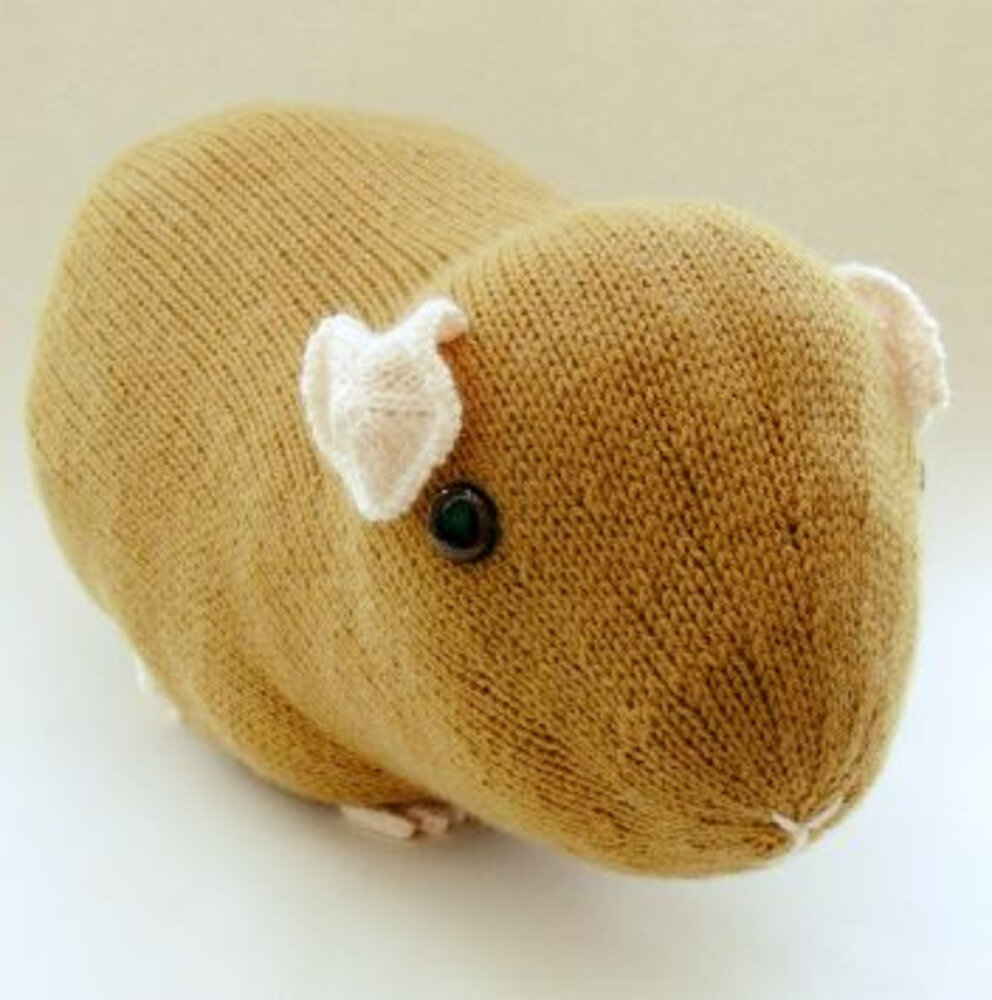 Guinea Pig Bolster Cushion Knitting Pattern