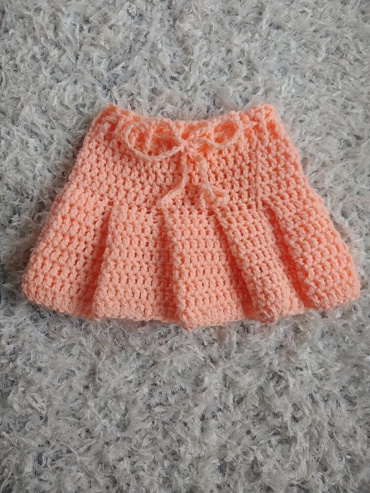 Crochet Pleated Skirt Pattern