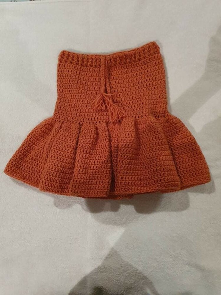 Crochet Pleated Skirt Pattern