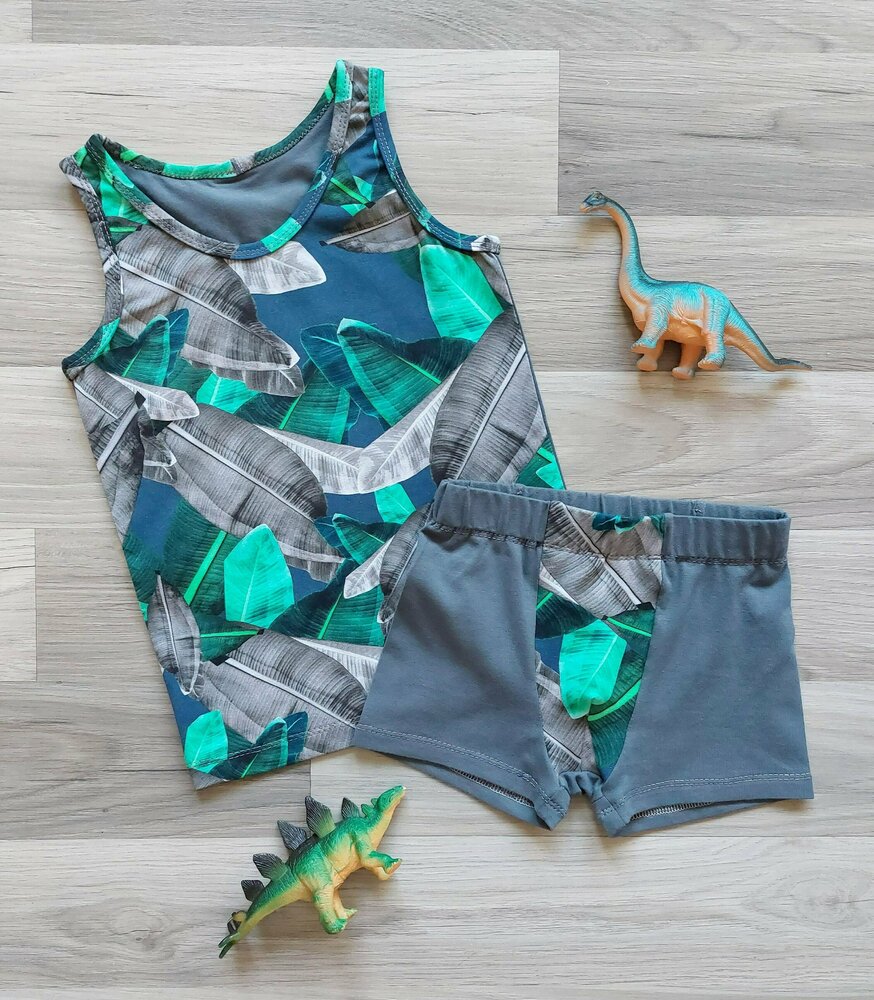 Boys underwear set pdf sewing pattern, boys vest and boxer