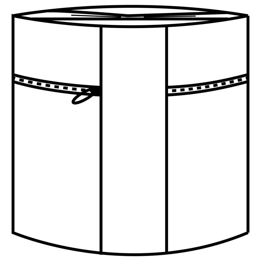 Mini Cylinder Storage Makeup Fabric Bag PDF Sewing Pattern