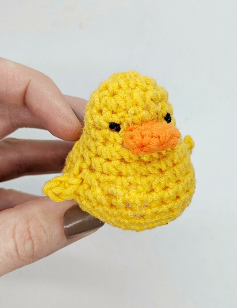 Crochet duck pattern, amigurumi rubber duck crochet pattern