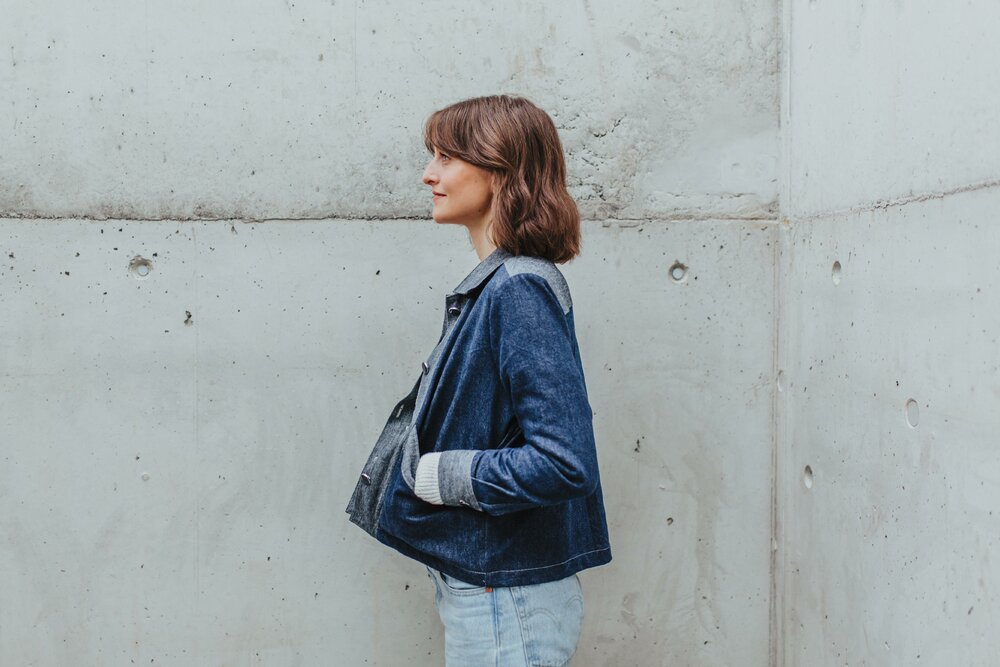 Jacket PDF Sewing Pattern, Denim Jacket Sewing Pattern