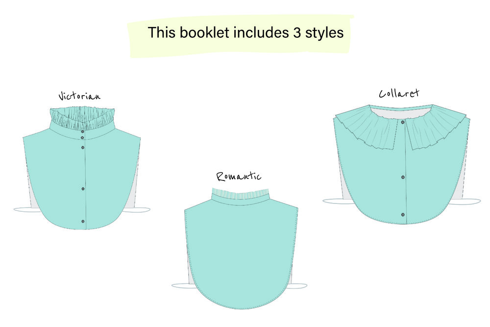 Romantic Victorian Collar Collection, 3 Styles