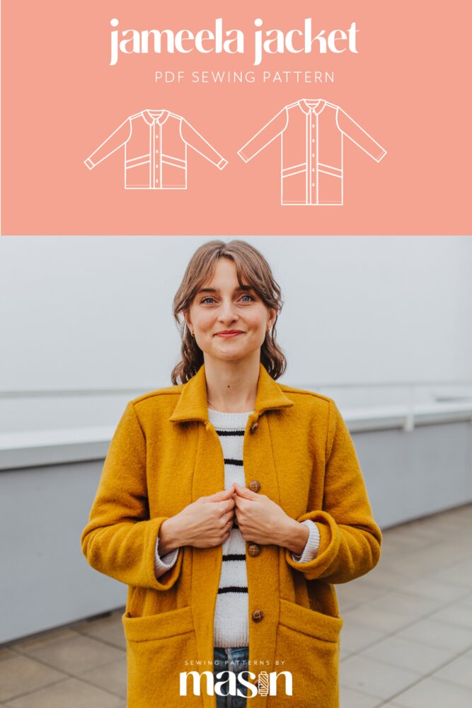 Jacket PDF Sewing Pattern, Denim Jacket Sewing Pattern