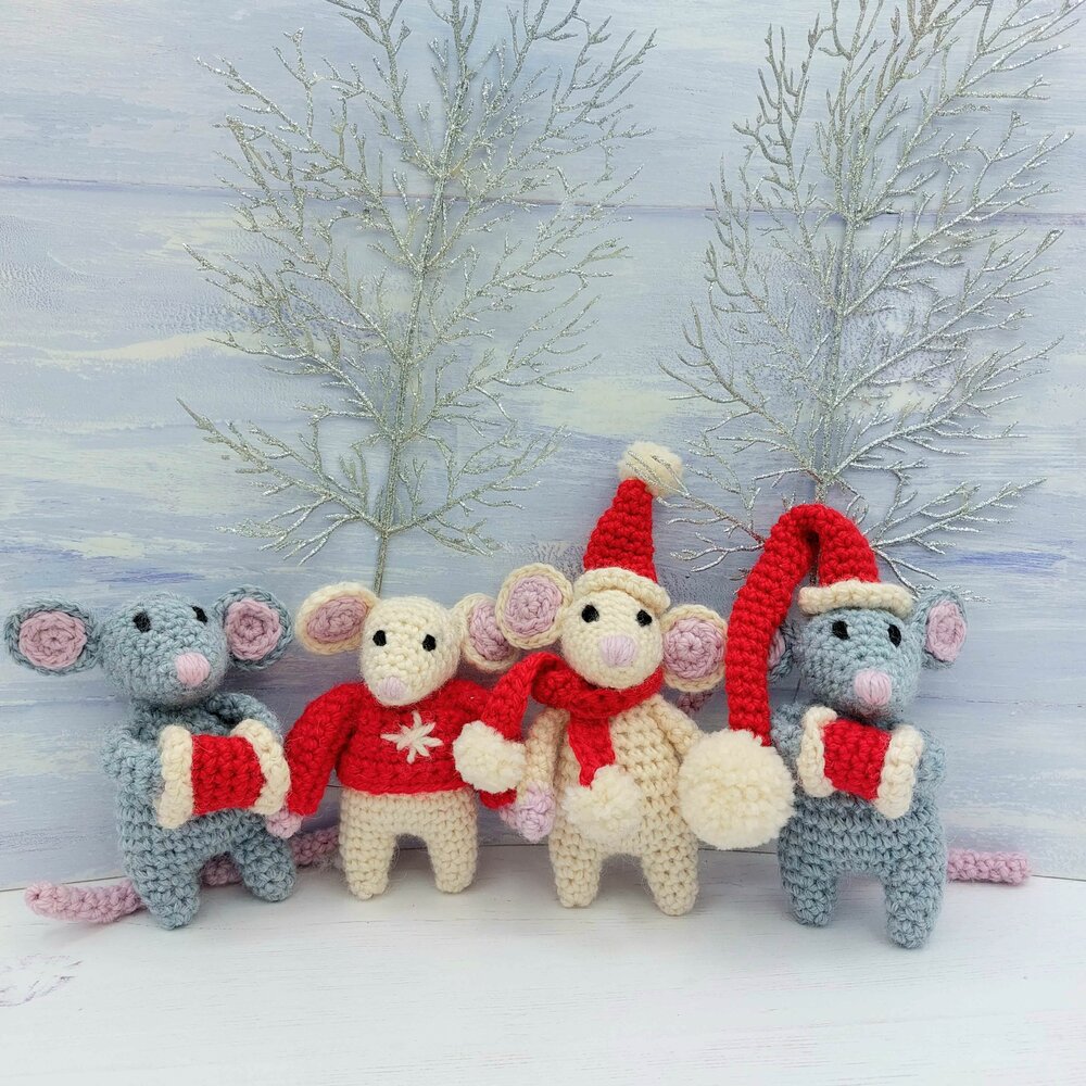 Christmas Mice Crochet Pattern