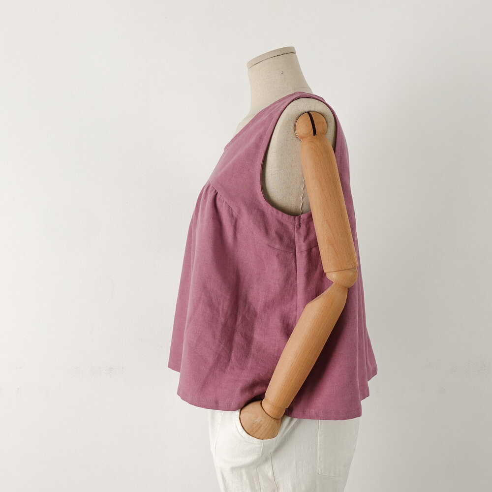 Crop Tank Top Sewing Pattern for Women