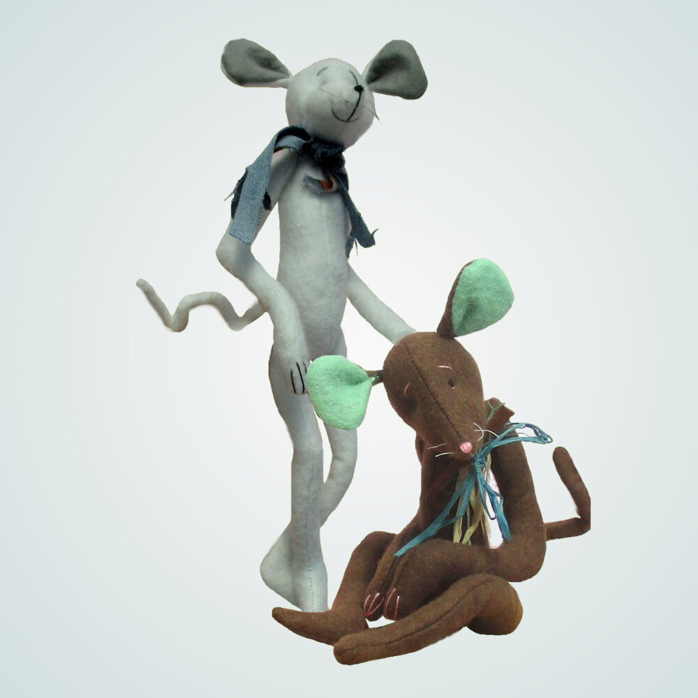 Milton mouse or rat sewing pattern. soft toy mice