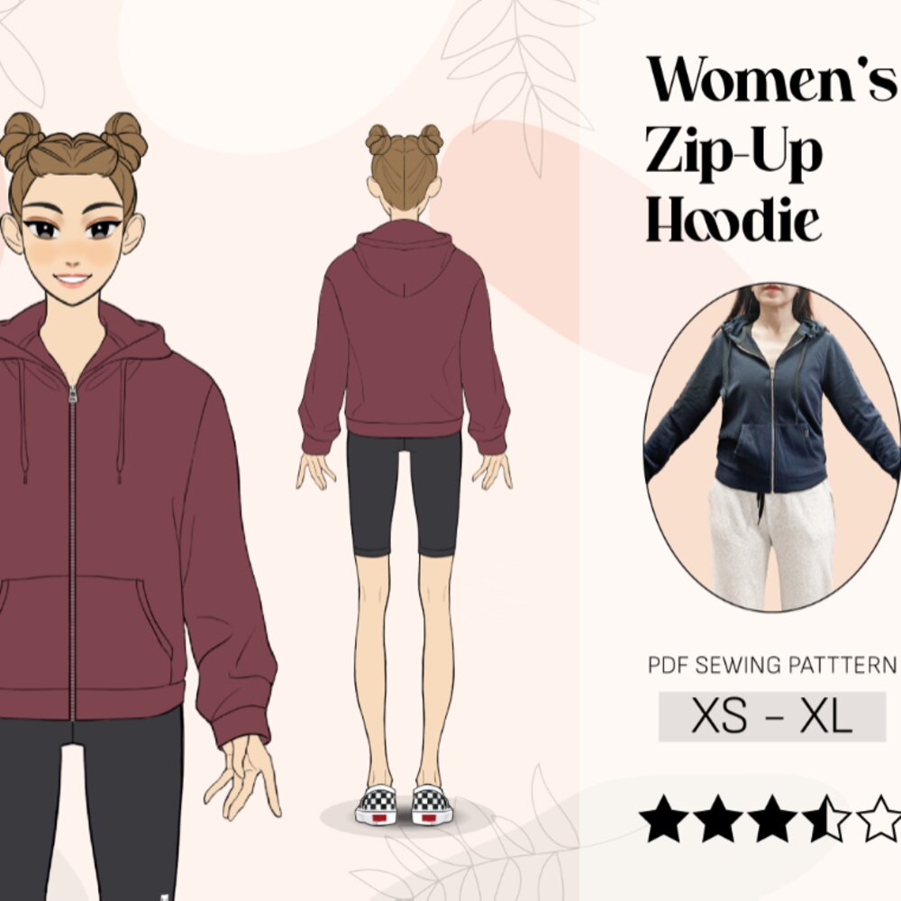 WOMEN'S ZIPUP HOODIE