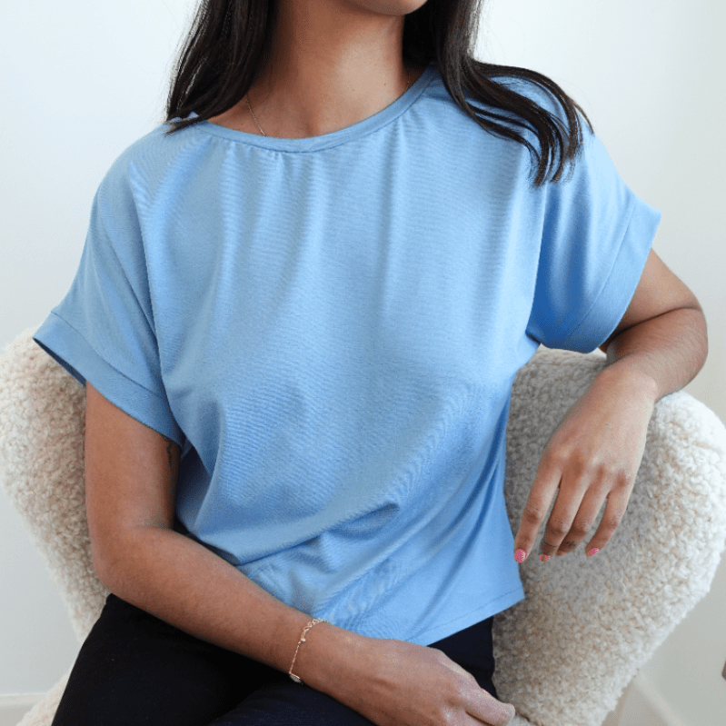 Naya Tshirt PDF Sewing Pattern Trendy Batwing Sleeve Tee