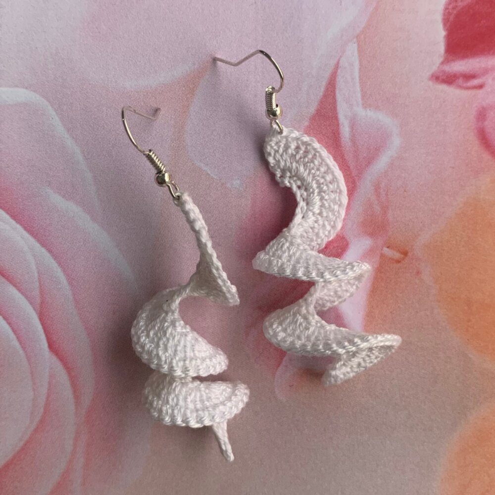 Spiral Earrings Crochet Earrings Pattern