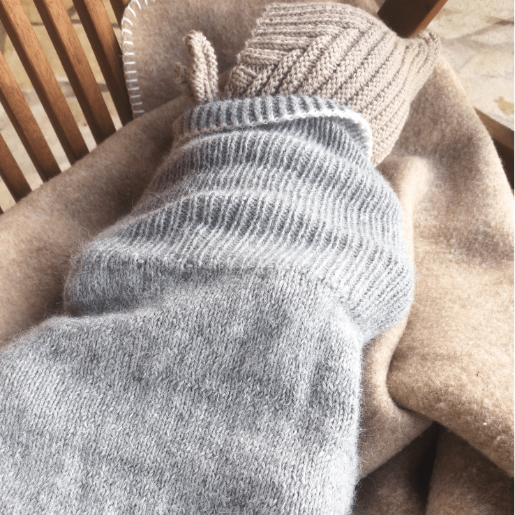 Knitting Pattern Baby Swaddle Wrap Bag PDF