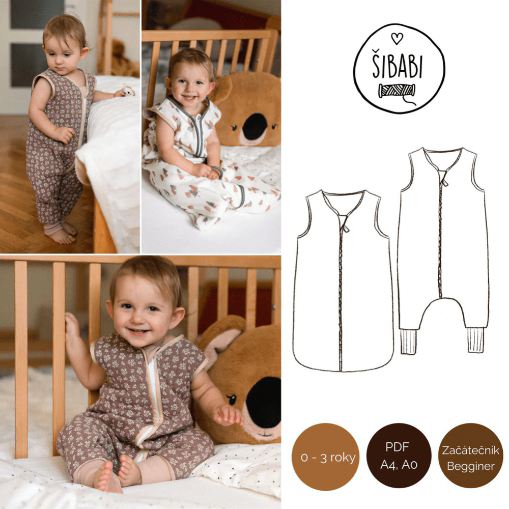 Sleeping bag sewing pattern for babies