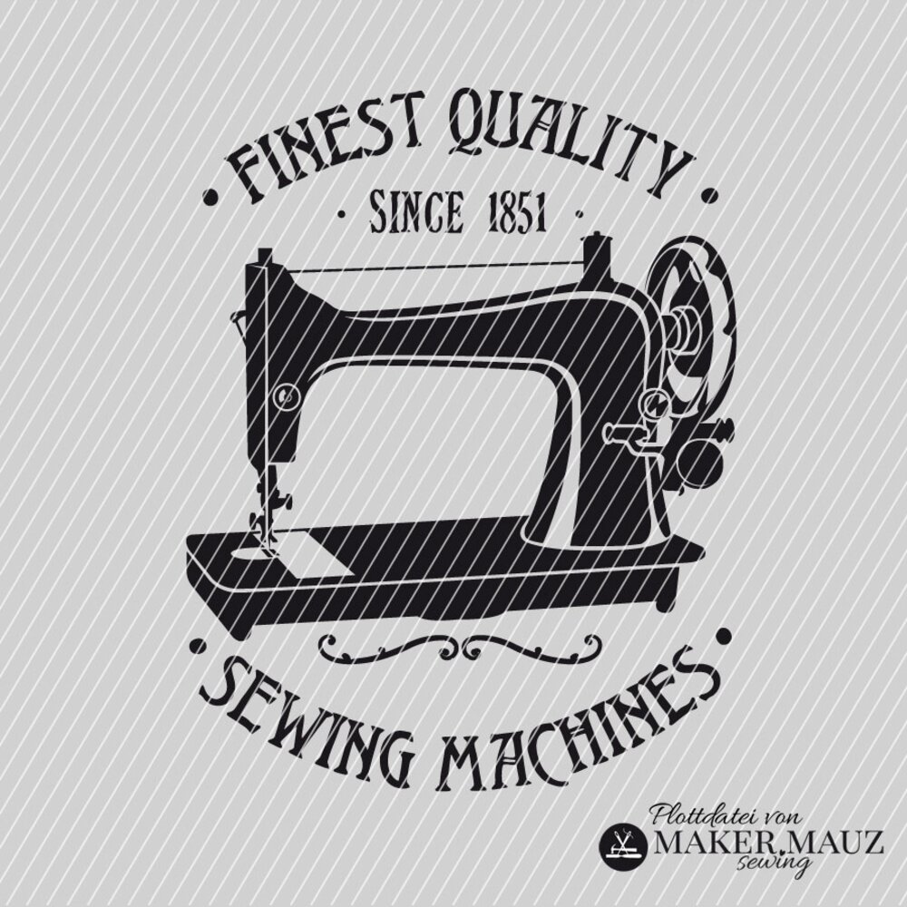 Plotter file Sewing Machine since 1851