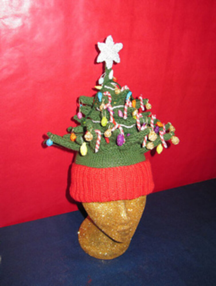 Christmas Tree Beanie and Desk Ornament