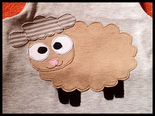 Applikationsvorlage Schaf