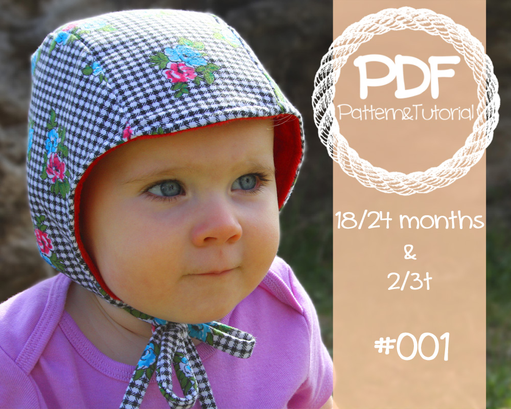 Toddler Brimless Sewing Pattern // Baby Sewing Pattern