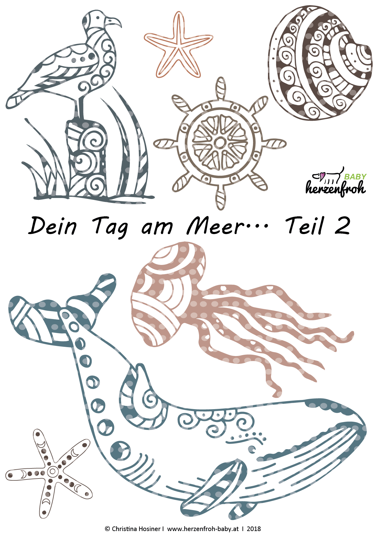 Dein Tag am Meer... Teil 2 Plotterdatei