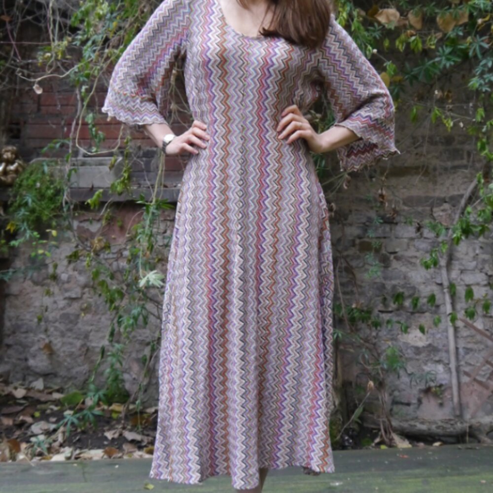 PDF sewing pattern Jersey Dress Kathrin with instructions