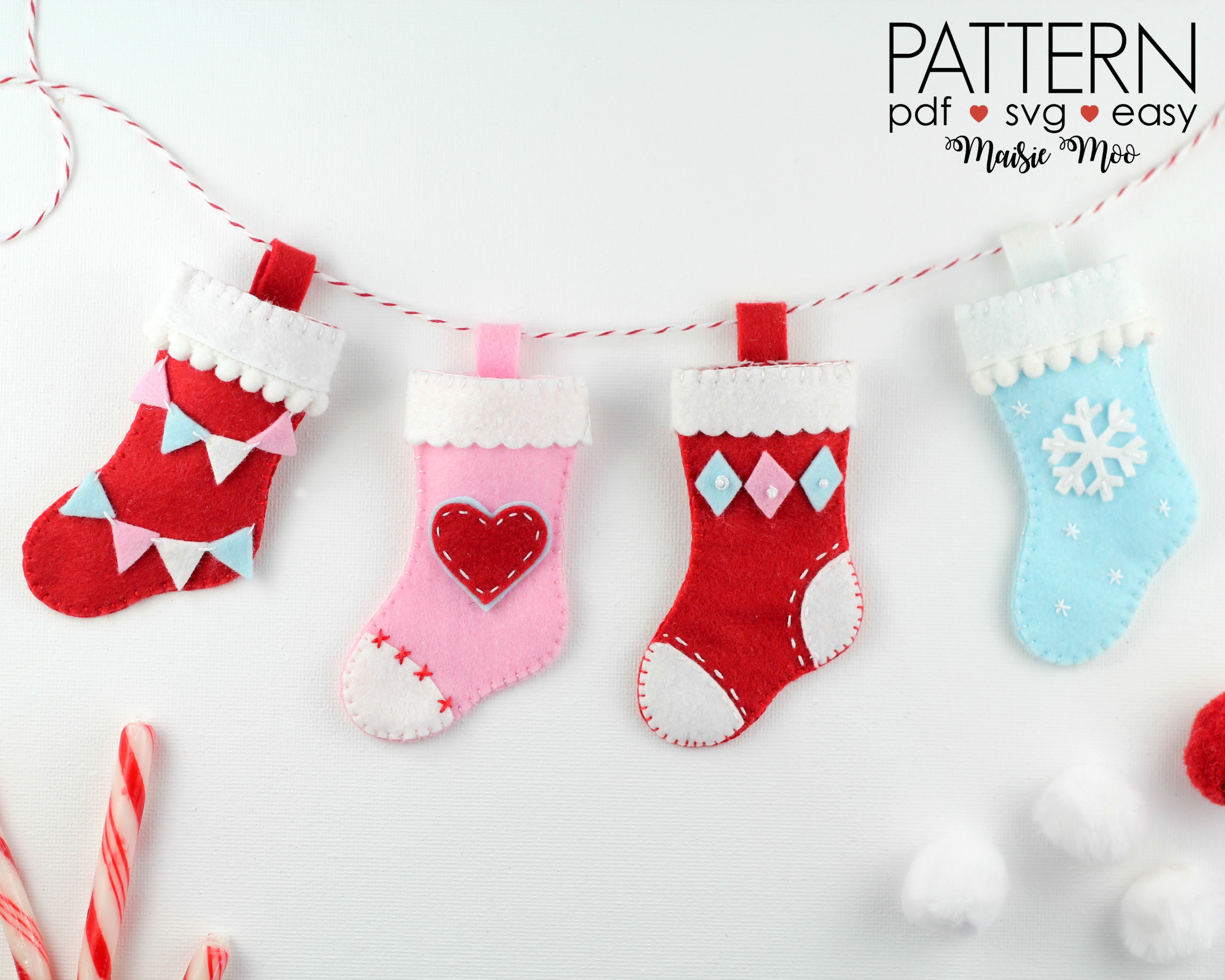 Christmas Stocking Ornament Pattern